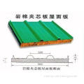 stainless steel Rock Wool Sandwich Panel / galvanized steel